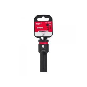   MILWAUKEE Maschinenlanger Steckschlüssel 1/2" 9 mm CrMo