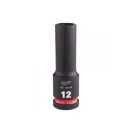 MILWAUKEE Maschinenlanger Steckschlüssel 1/2" 12 mm CrMo