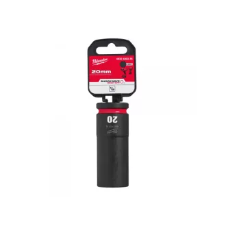   MILWAUKEE Maschinenlanger Steckschlüssel 1/2" 20 mm CrMo