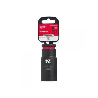   MILWAUKEE Maschinenlanger Steckschlüssel 1/2" 24 mm CrMo