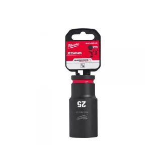   MILWAUKEE Maschinenlanger Steckschlüssel 1/2" 25 mm CrMo