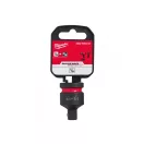 MILWAUKEE Maschinensteckschlüsseladapter 1/2" -> 3/8" CrMo