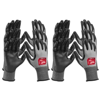   MILWAUKEE Arbeitsschutzhandschuhe schnittfest PU getaucht 3/C - M/8 Hi-Dex (12 Paar/Karton)