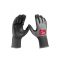 MILWAUKEE Arbeitsschutzhandschuhe schnittfest PU getaucht 4/D - S/7 Hi-Dex (12 Paar/Karton)