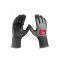 MILWAUKEE Arbeitsschutzhandschuhe schnittfest PU getaucht 4/D - M/8 Hi-Dex (12 Paar/Karton)