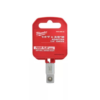   MILWAUKEE Steckschlüsseladapter 1/4" -> 3/8" Vierkant