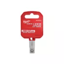 MILWAUKEE Steckschlüsseladapter 1/4" -> 3/8" Vierkant