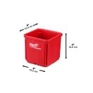 MILWAUKEE PACKOUT™ Aufbewahrungsbox 100 x 100 mm (2 Stück)