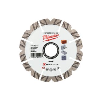   MILWAUKEE Diamanttrennscheibe 115 x 2,6 x 12 x 22,2 mm segmentiert XHUDD