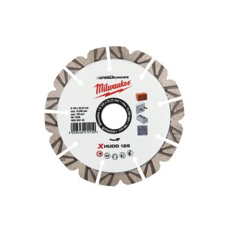   MILWAUKEE Diamanttrennscheibe 125 x 2,6 x 12 x 22,2 mm segmentiert XHUDD