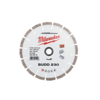   MILWAUKEE Diamanttrennscheibe 230 x 3,4 x 15 x 22,2 mm segmentiert SUDD