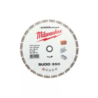   MILWAUKEE Diamanttrennscheibe 350 x 3,4 x 15 x 25,2 mm segmentiert SUDD