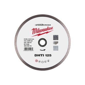   MILWAUKEE Diamant-Trennscheibe 125 x 2,3 x 10 x 22,2 mm, kontinuierlich, Speedcross DHTI