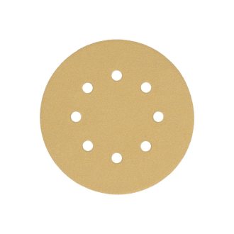   MILWAUKEE Klett-Schleifpad HP 125 mm / P120 8 Löcher (10 Stück)