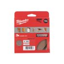 MILWAUKEE Klett-Schleifgewebe PG 125 mm / P320 (10 Stück)