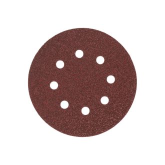   MILWAUKEE Klett-Schleifpad STD 125 mm / P40 8 Löcher (50 Stück)