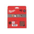 MILWAUKEE Klett-Schleifpad STD 150 mm / P60 6 Löcher (10 Stück)