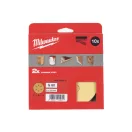 MILWAUKEE Klett-Schleifpad HP 150 mm / P60 8 Löcher (10 Stück)
