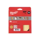 MILWAUKEE Klett-Schleifpad HP 150 mm / P120 8 Löcher (10 Stück)