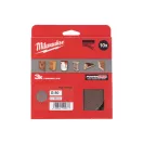 MILWAUKEE Klett-Schleifnetz PG 150 mm / P80 (10 Stück)