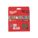 MILWAUKEE Klett-Schleifnetz PG 150 mm / P120 (10 Stück)