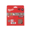 MILWAUKEE Klett-Schleifnetz PG 150 mm / P400 (10 Stück)