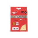 MILWAUKEE Klett-Schleifpad HP 115 x 107 mm / P240 10 Löcher (10 Stück)