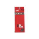 MILWAUKEE Klett-Schleifpad STD 115 x 230 mm / P180 14 Löcher (10 Stück)