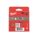 MILWAUKEE Klett-Delta-Schleifplatte HP 93 x 93 mm / P40 6 Löcher (10 Stück)