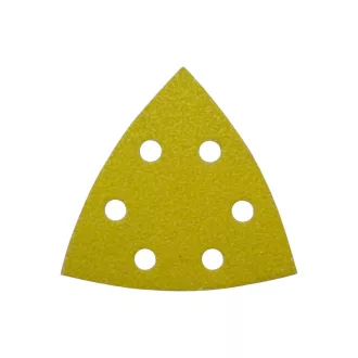   MILWAUKEE Klett-Delta-Schleifplatte HP 93 x 93 mm / P120 6 Löcher (10 Stück)