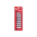 MILWAUKEE Langer Steckschlüsselsatz mit Aufbewahrungsschiene, Zoll, 10-teilig, 3/8 Zoll (5/16 Zoll – 7/8 Zoll)