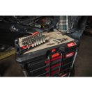 MILWAUKEE Langer Steckschlüsselsatz mit Aufbewahrungsschiene, Zoll, 10-teilig, 3/8 Zoll (5/16 Zoll – 7/8 Zoll)