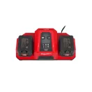 MILWAUKEE Batterieladegerät (Dual-Supercharger) M18 DBSC