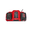 MILWAUKEE Batterieladegerät (Dual-Supercharger) M18 DBSC