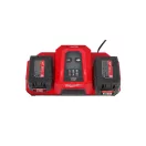 MILWAUKEE Batterieladegerät (Dual-Supercharger) M18 DBSC