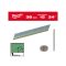 MILWAUKEE Abschlussnägel, D-Kopf, verzinkt 15G 34° SC1 – 1,8 x 38 mm (2500 Stück)