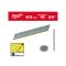 MILWAUKEE Abschlussnägel, D-Kopf, Edelstahl 15G 34° SC3 – 1,8 x 63 mm (2200 Stück)