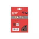 MILWAUKEE Klett-Schleifpad STD 115 x 107 mm / P80 10 Löcher (10 Stück)