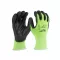 MILWAUKEE Arbeitsschutzhandschuhe schnittfest PU getaucht 1/A - XL/10 Hi-Vis (12 Paar)