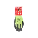 MILWAUKEE Arbeitsschutzhandschuhe schnittfest PU-getaucht 1/A - XXL/11 Hi-Vis (12 Paar)