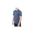 MILWAUKEE Kurzarm-T-Shirt mit Taschen, Blau WTSSBLU XXL