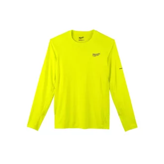 MILWAUKEE Technisches Langarm-T-Shirt Gelb WWLSYL S