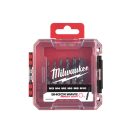MILWAUKEE Kombiniertes Gewindebohrer-Set 6-teilig 1/4" Sechskant (Bohrer, Gewindeschneider, Entgrater)