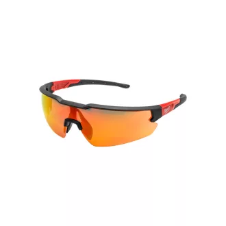   MILWAUKEE Schutzbrille mit rotbraun verspiegeltet Linse, beschlagfrei