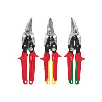   MILWAUKEE Blechschere-Set 3-teilig 260 mm (rechts, links, gerade)
