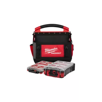 MILWAUKEE Tasche und Organizer-Set 3-teilig PACKOUT™