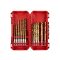MILWAUKEE Spiralbohrer Set mit Bit-Aufnahme, 19-teilig, 2-10 mm HSS-G TiN