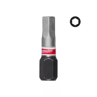 MILWAUKEE Bitspitze HEX 5 x 25 mm Shockwave (3 Stück)