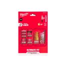 MILWAUKEE Bit- und Bohrer-Set, 74-teilig