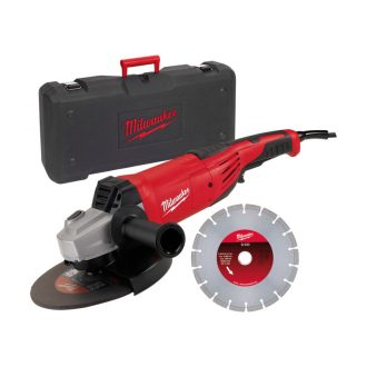 MILWAUKEE Winkelschleifer AG 22-230E-DSET 2200W